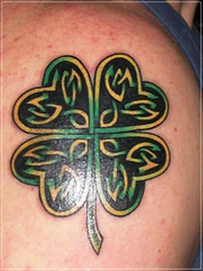 Four Leaf Clover Tattoo - Clover Tattoos <3 <3
