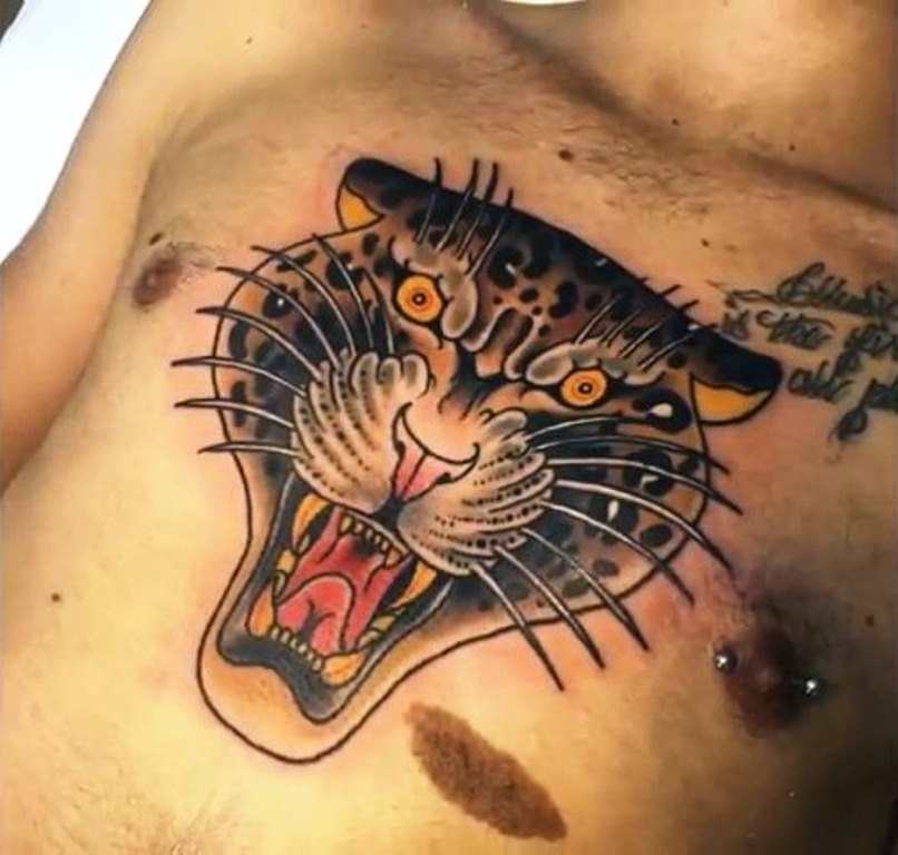 Jaguar by Carlos @ OjoXOjo Pereira, Colombia : r/tattoos