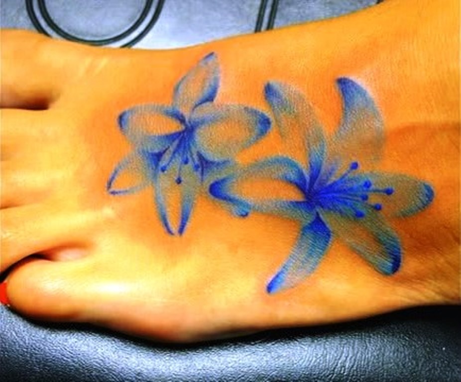 Blue lily | Rites of Passage Tattoo