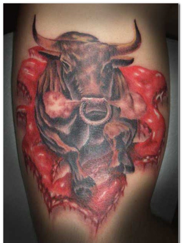 Feminine Taurus tattoo | Taurus tattoos, Bull tattoos, Taurus bull tattoos