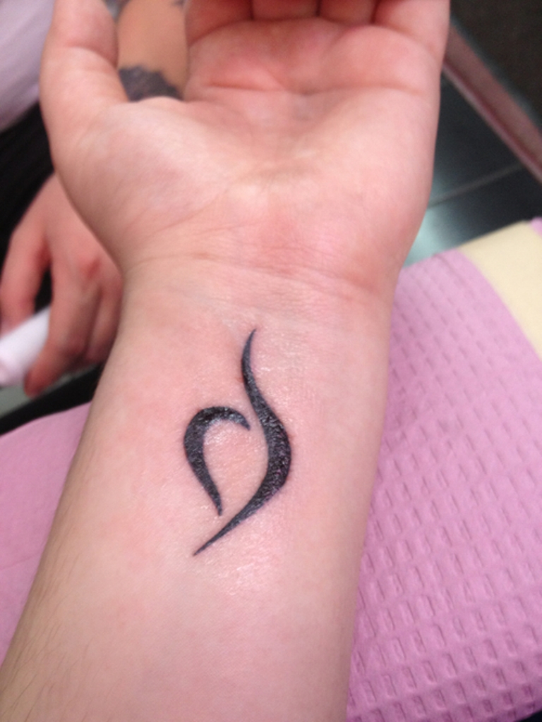 love symbol tattoos