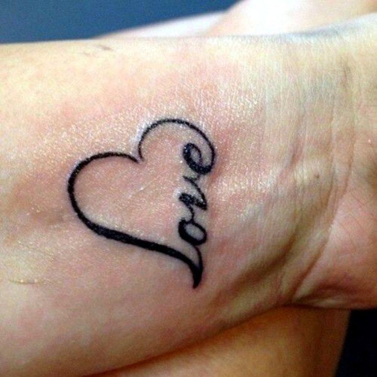 Wrist I Love You Sign Tattoo
