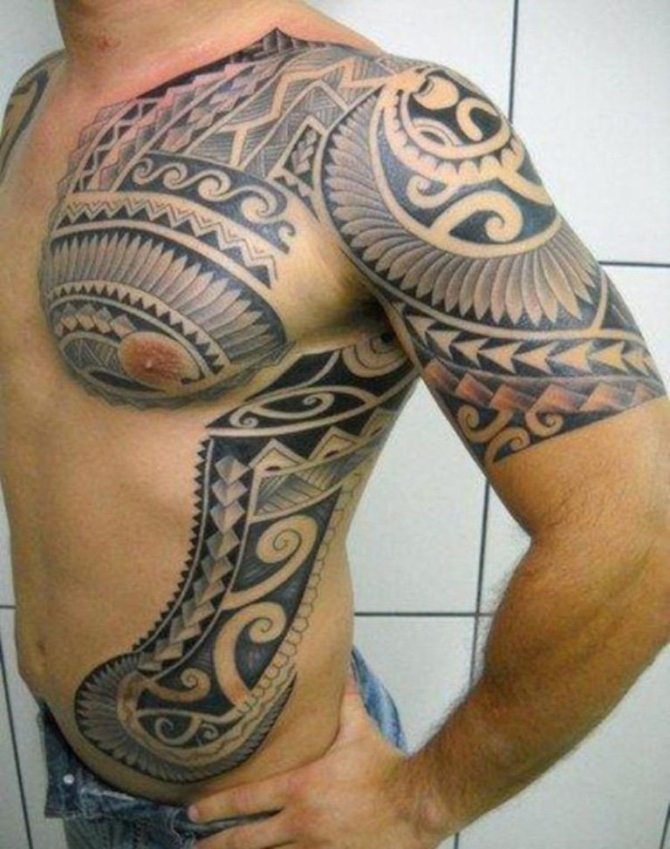 Tribal Tattoo for Men Shoulder