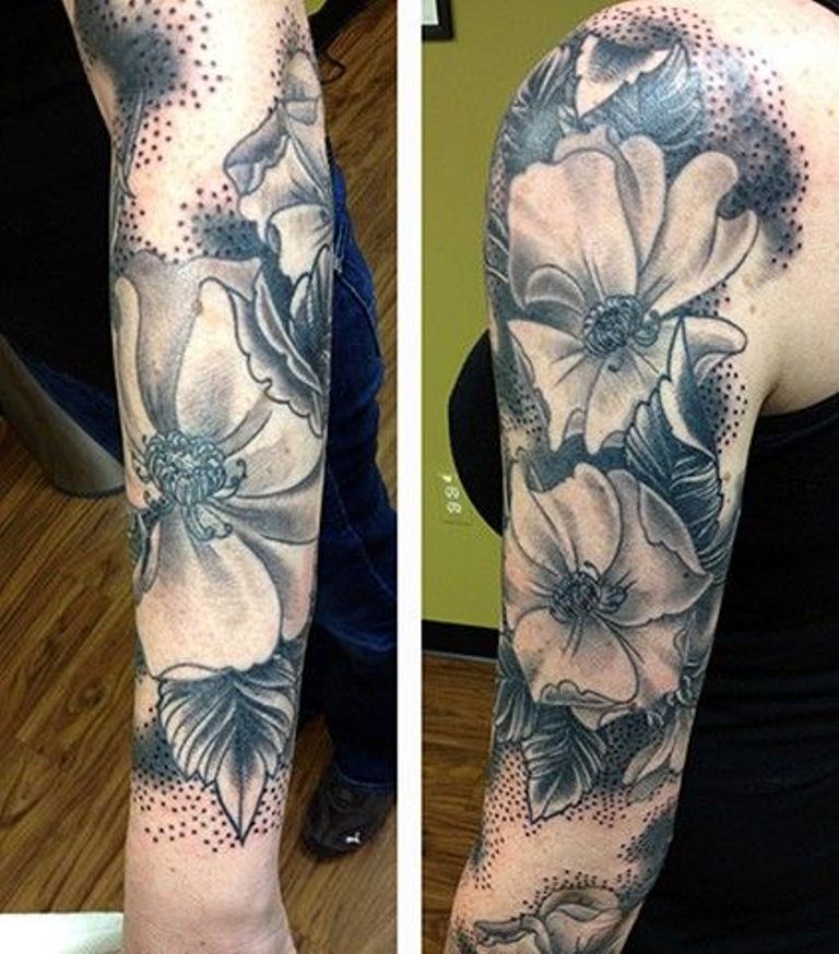Ideas Flower Tattoo Sleeve